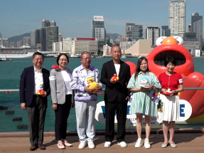 四大巨型充氣公仔維港展出　羅淑佩稱把握IP潮流辦盛事