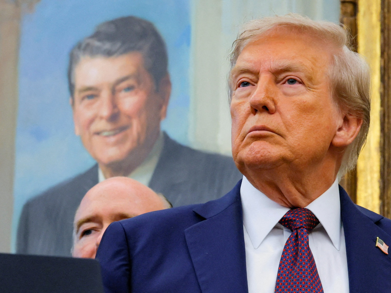 Donald Trump announced the tariff hike on Canada after branding an Ontario ad quoting late president Ronald Reagan as fraudulant. File photo: Reuters
