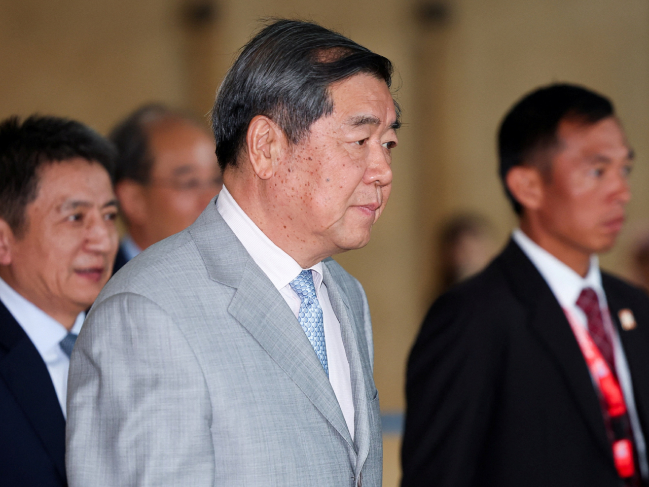 報道指何立峰參與第二日中美經貿會談。(路透社資料圖片)