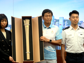 十五運會｜香港火炬傳遞路線10公里　香港提名火炬手體育界佔半