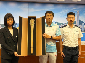 十五運會｜香港站火炬傳遞將橫越維港兩岸　楊德強稱突顯歷史文化