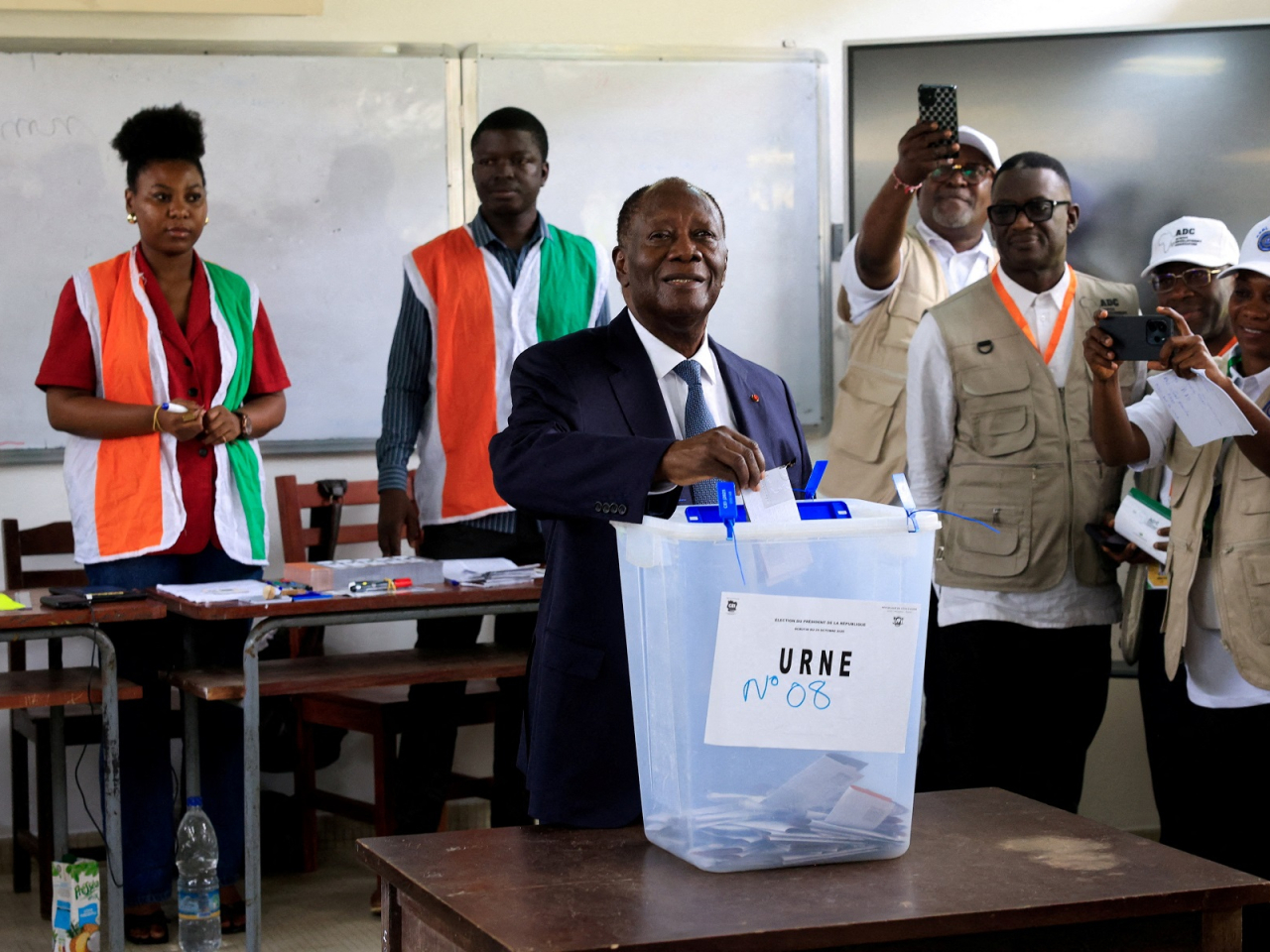 Alassane Ouattara won a fourth term in the presidential election with 89.8 percent of the vote. File photo: Reuters