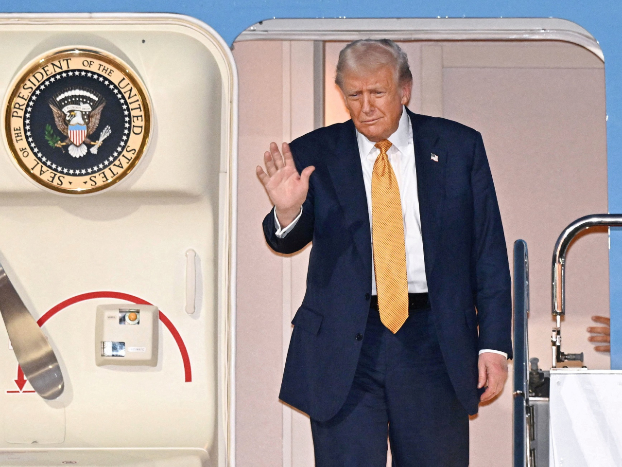 Donald Trump said it would be "too cute" for him to run for vice president in 2028, but didn't rule out running for the presidency again. Photo: Reuters