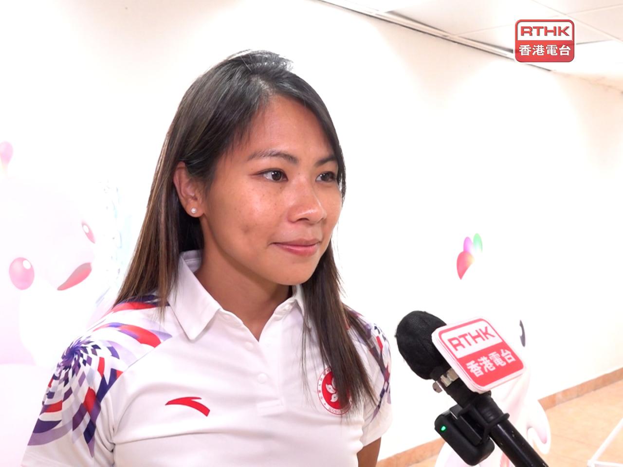 姚潔貞表示,今次將是她最後一次出戰全運會,希望在10公里賽事跑入35分鐘内。(施華駿攝)