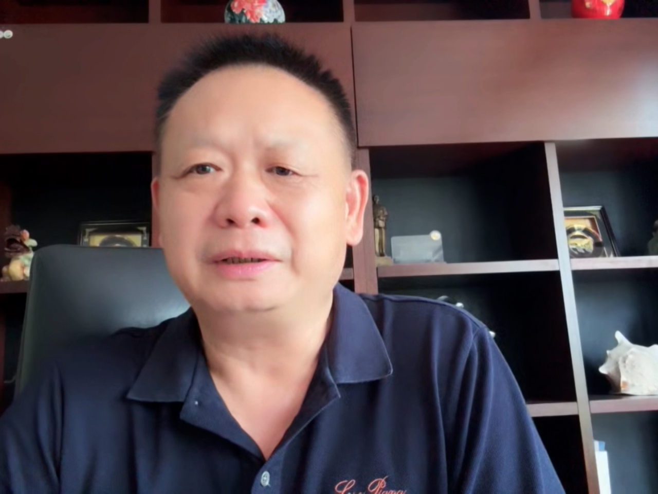 邱克西表示,中國對南韓的免簽政策自從去年底實施後,到湖南的南韓遊客增加近五成。(會議截圖)