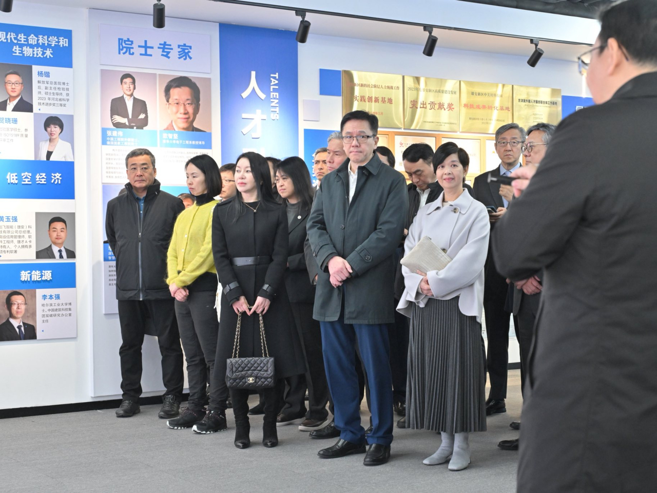 孫東表示,香港正處於經濟轉型關鍵期,需要加快產業發展步伐,尤其提速推進河套香港園區及北部都會區產業發展建設。(創科局社交網站)