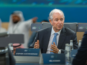 蘇世民認為中美雙方已經取得巨大進展，以建立更實際關係，這將有利全球。（FII提供）