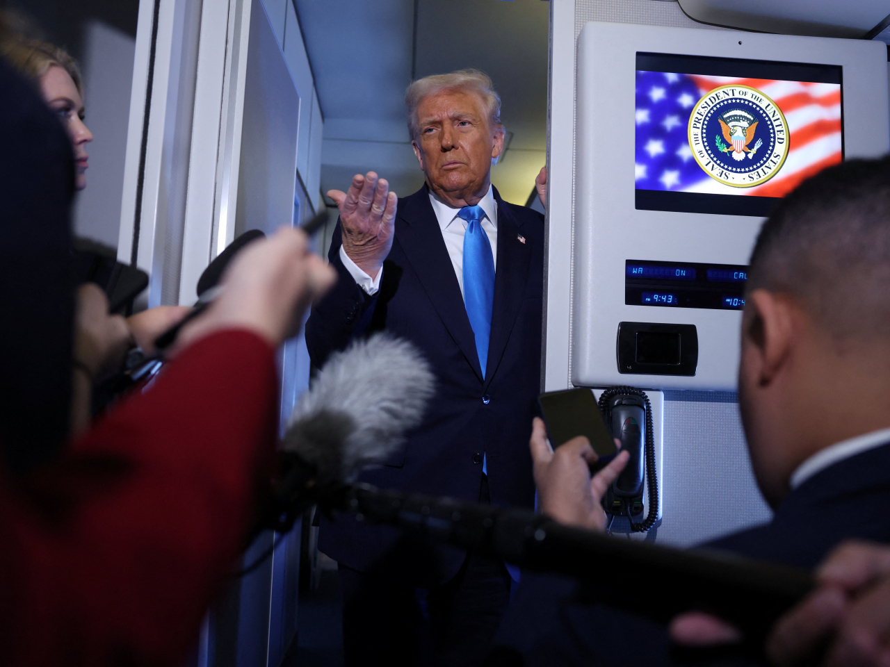 特朗普料與習近平會晤將解決「很多問題」。(路透社)