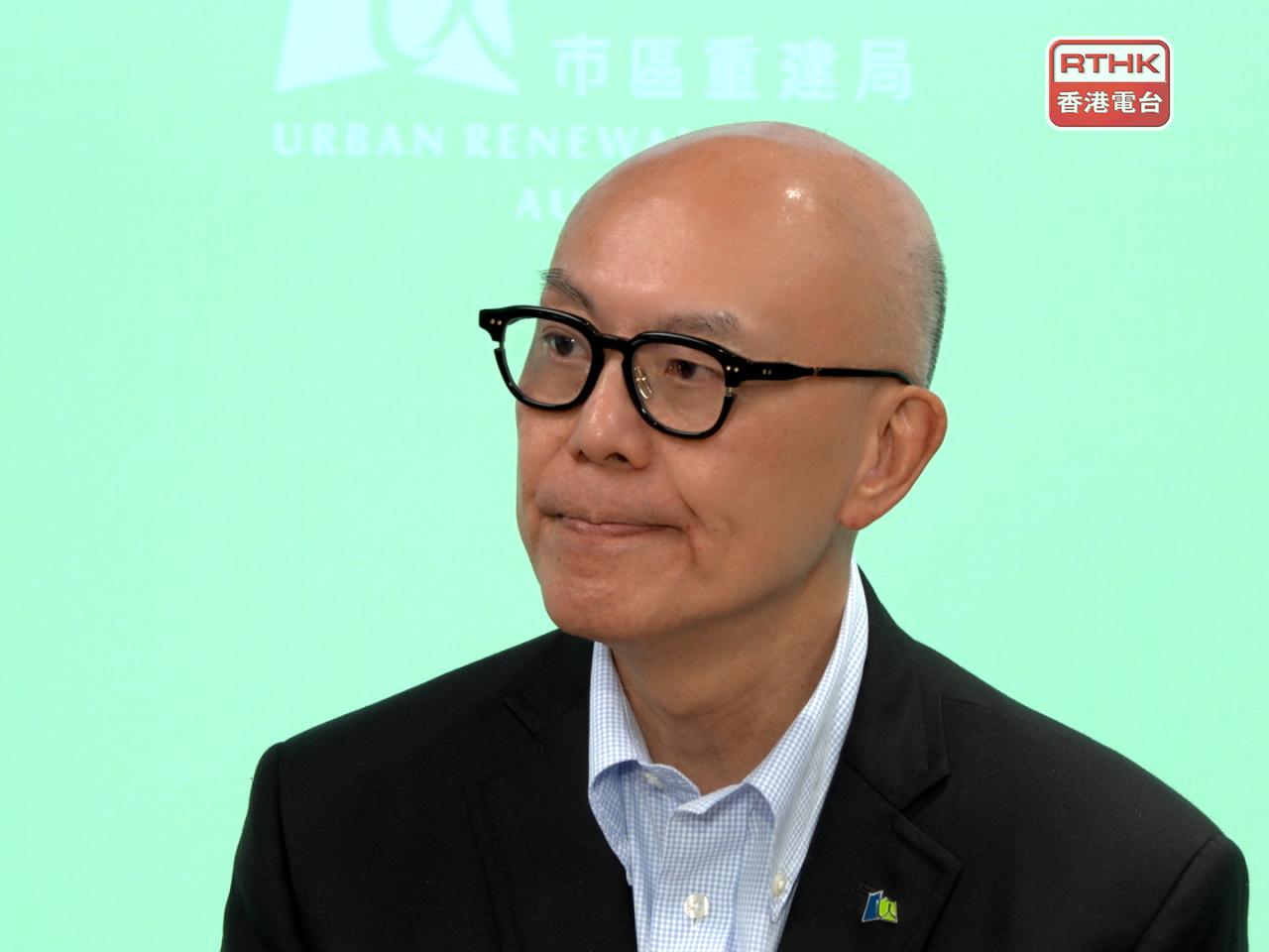 蔡宏興表示,目前本港樓齡50年或以上的舊樓數目增幅已遠超公私營重建步伐,必須設法加快整體重建速度。(港台圖片).