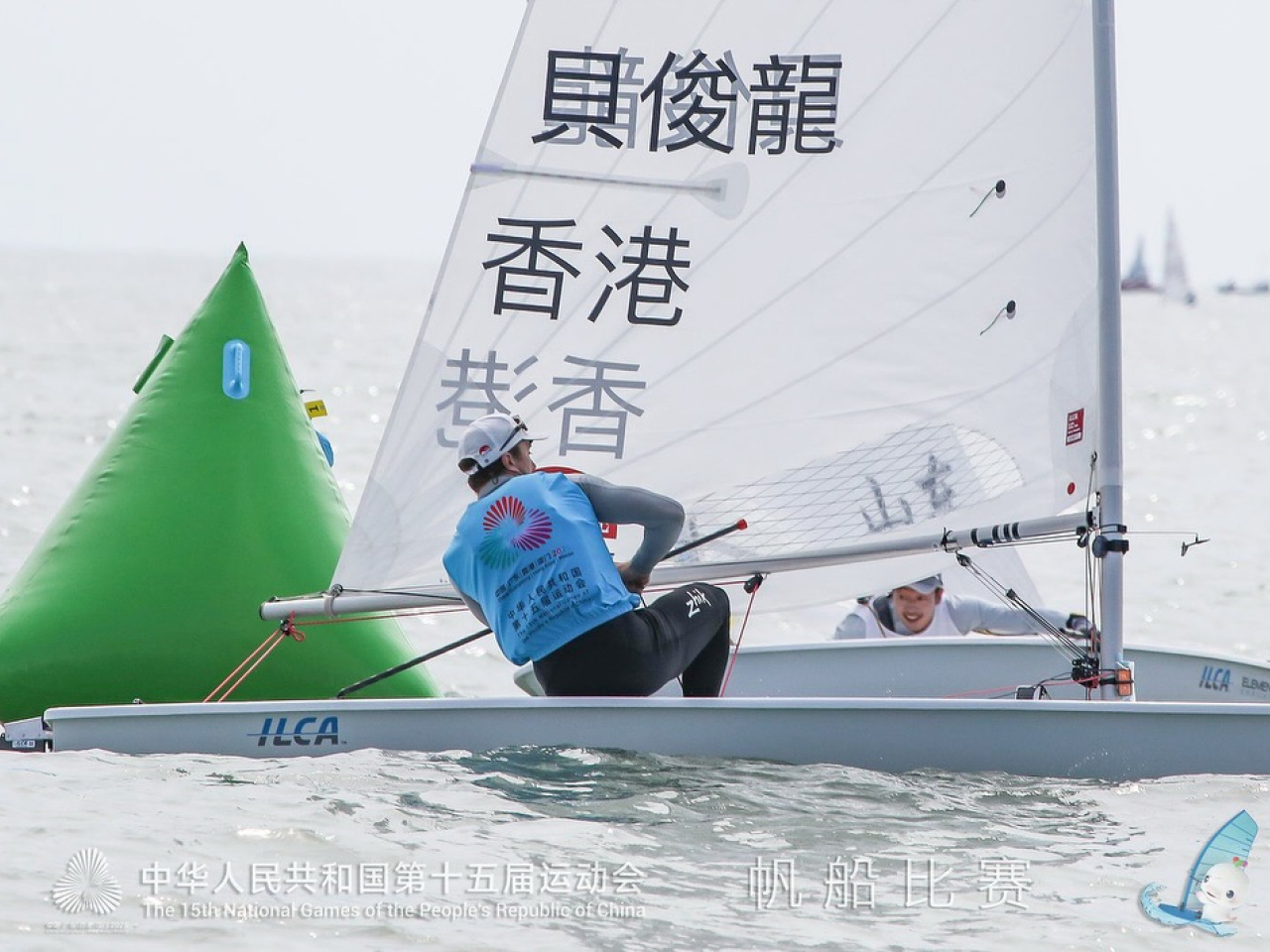 Nicholas Halliday is the first Hong Kong athlete to win gold at the 15th National Games. Photo Courtesy of Sailing Federation of Hong Kong, China