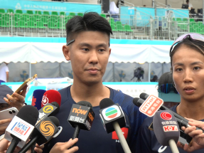 十五運會|沙排港隊代表杜詠彤冀三隊齊出線 謝鍵泓讚場地滿分