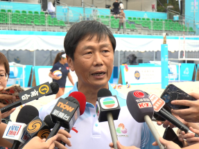 十五運會|沙排賽周五維園展開 楊德強:鬧市中舉辦冀市民捧場