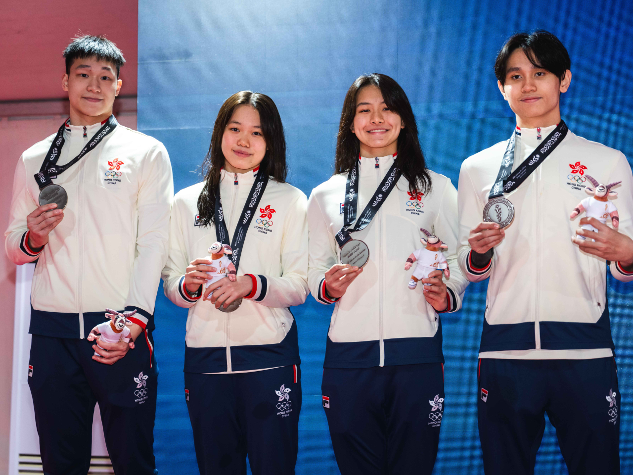 The SAR claimed silver in the mixed 4x100 medley relay. Photo courtesy of SF&OC of Hong Kong, China