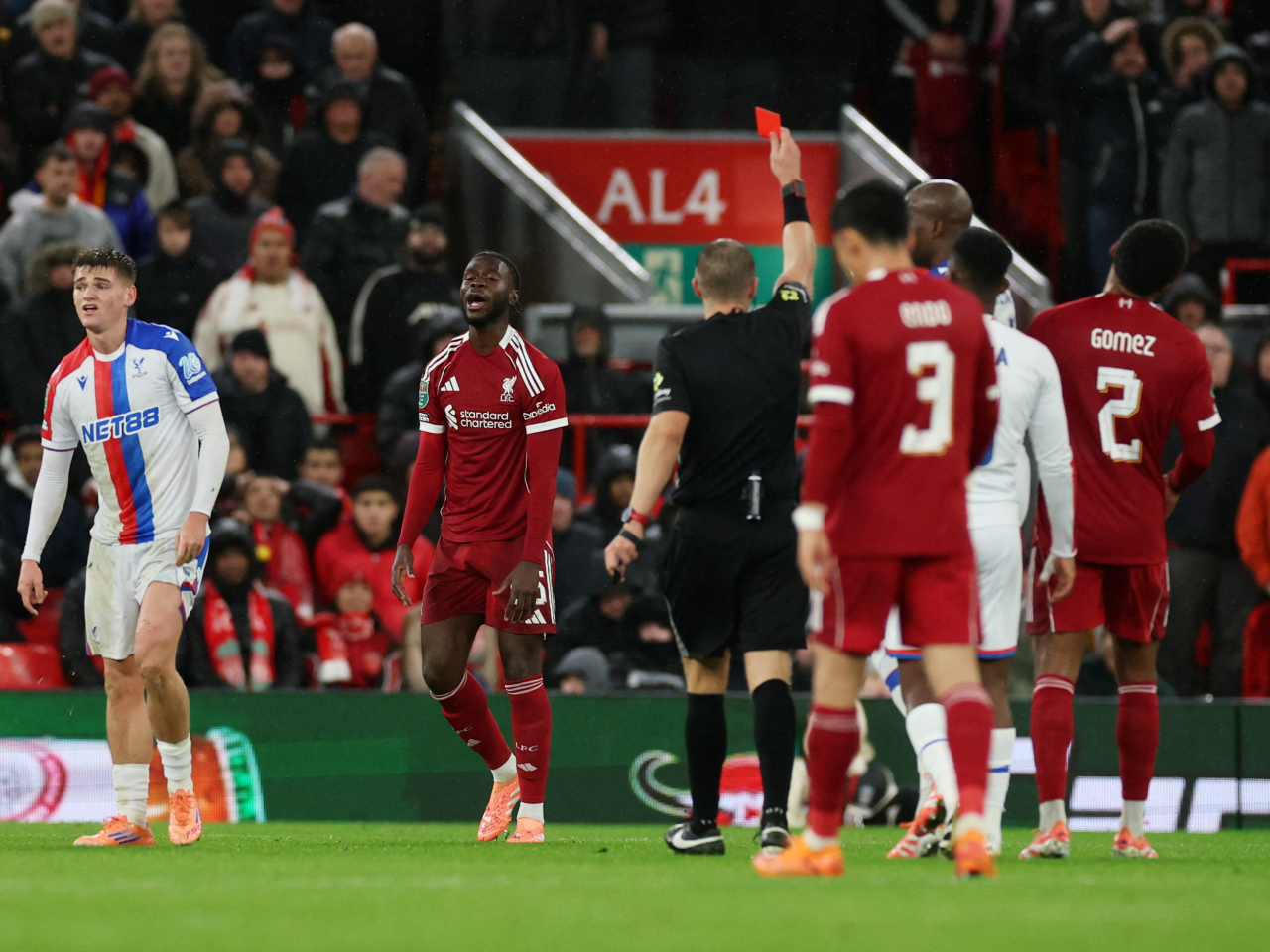 The 3-0 result hands the reigning English champions their sixth defeat in their last seven games across all competitions. Photo: Reuters