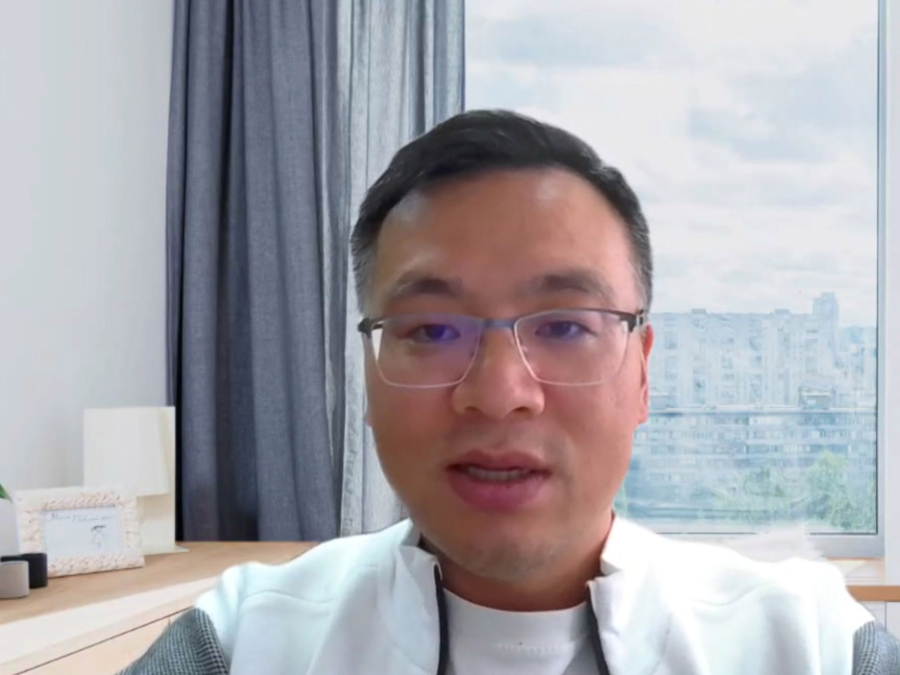 文少彪表示，沙特6年前將中文引入當地教育體系，至今已取得一定成果。（會議截圖）