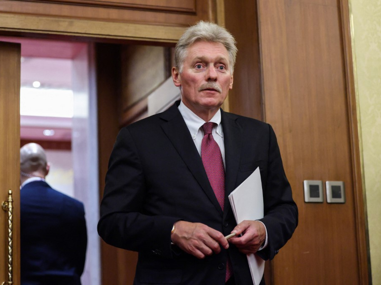 佩斯科夫表示,不認為俄美之間已開始新一輪軍備競賽。(法新社資料圖片)