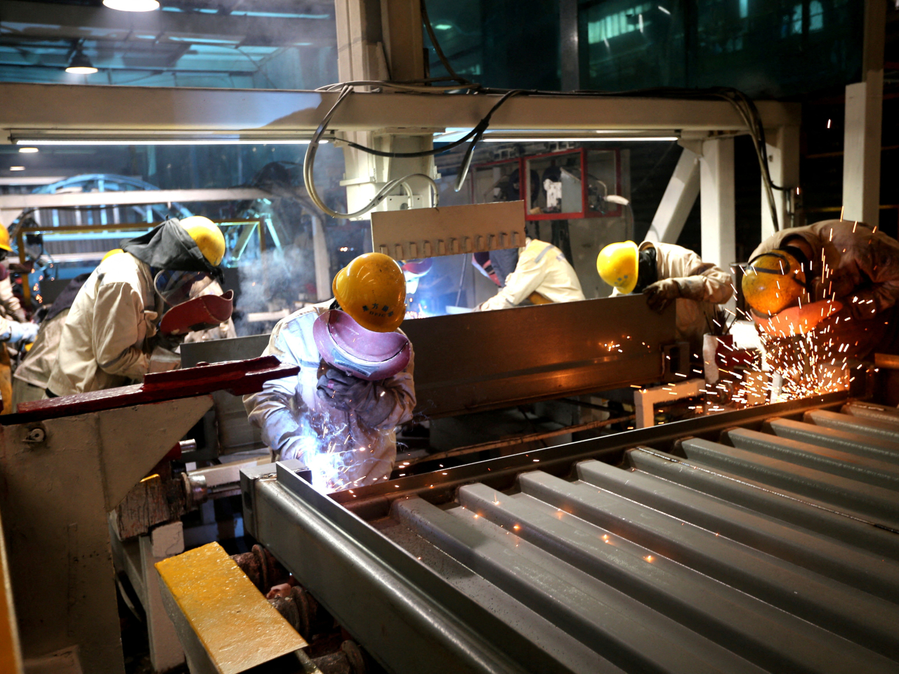 The purchasing managers' index for China's manufacturing sector stood at 49 in October, down 0.8 percentage points. File photo: Reuters