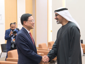 APEC 2025｜李家超與阿聯酋阿布扎比王儲會面冀深化關係