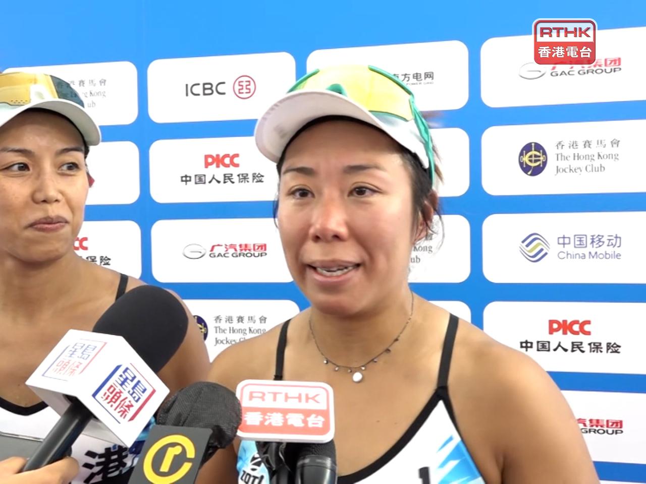 歐陽瑋欣在賽後表示,在香港比賽機會難得,期望努力得分。(周國安攝)