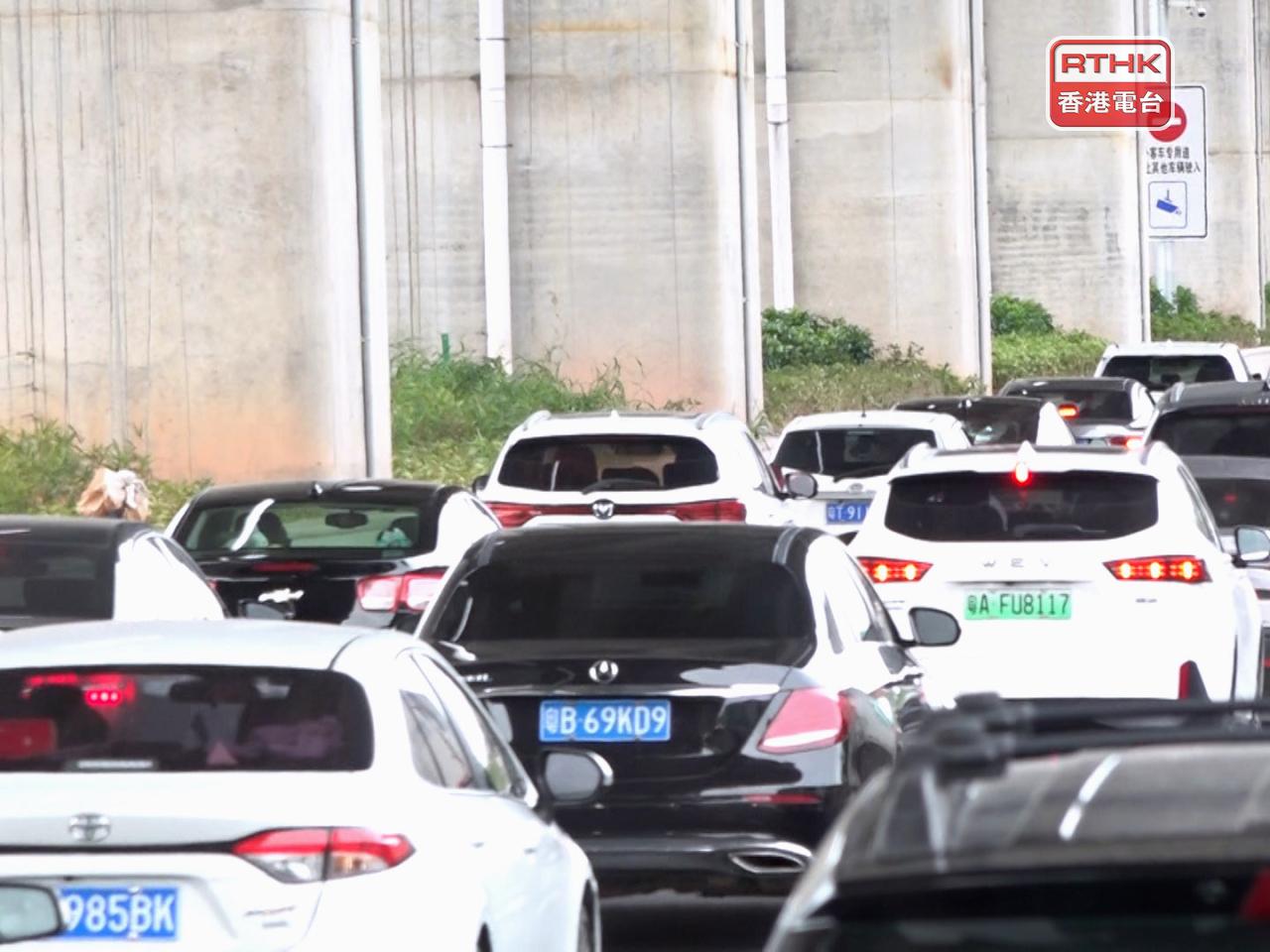 The first phase will cover cars from Guangzhou, Zhuhai, Jiangmen and Zhongshan before the rest of Guangdong is included six months later. Photo: RTHK