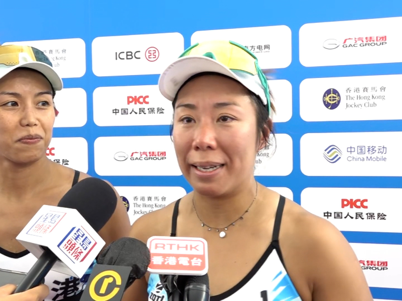 Au Yeung Wai-yan says playing on home soil made her nervous at the start. Photo: RTHK