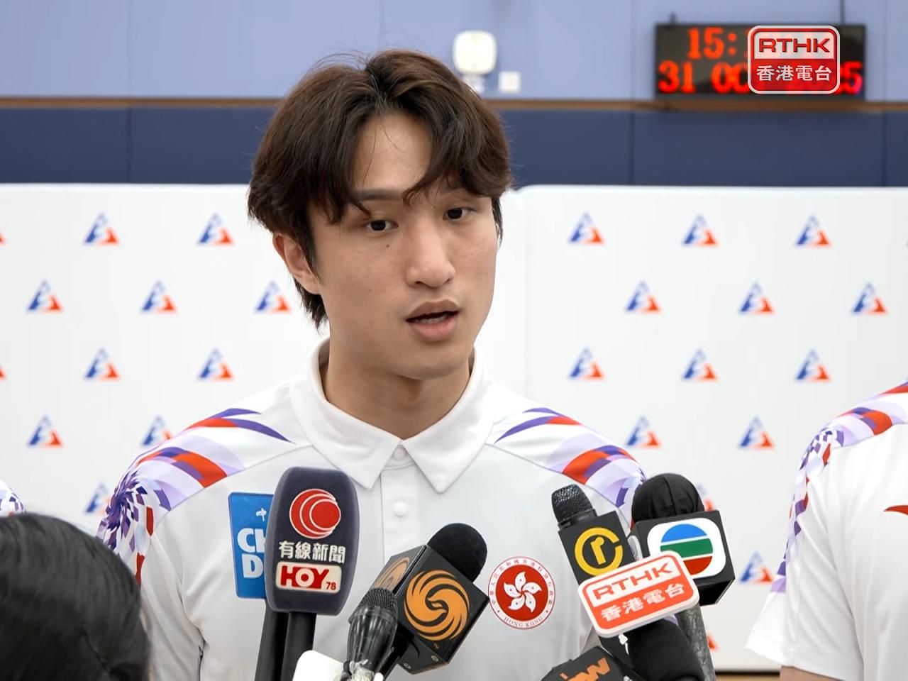 蔡俊彥形容近期成績是「雙刃劍」,既有信心、亦有壓力。(廖漢榮攝)