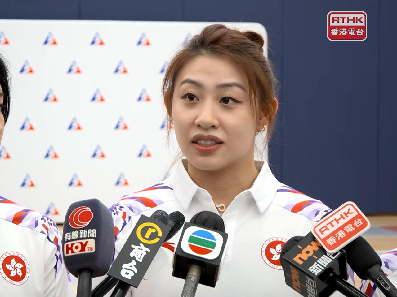 佘繕妡說，感到非常榮幸和難得，屆時會聽清楚指示，以及享受過程。（廖漢榮攝）