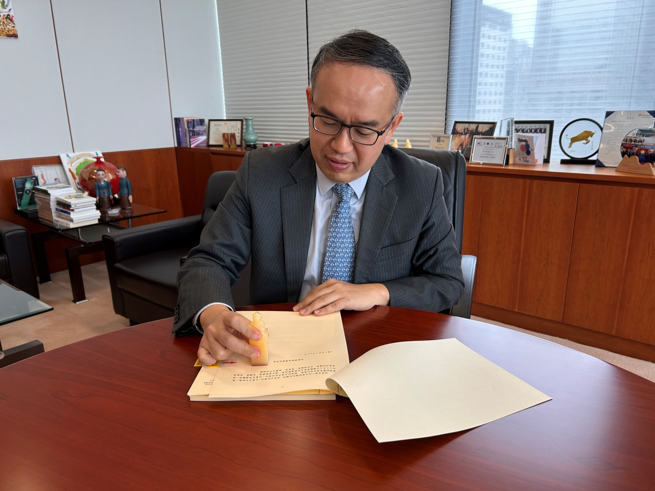 許正宇致函財庫局轄下諮詢及法定組織,呼籲各組織成員積極參與立法會選舉投票。(財庫局社交專頁)