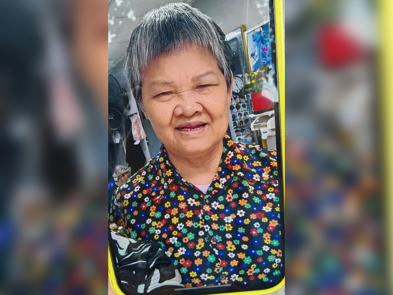 67歲女子甘麗芬昨日上午在青衣海濱長廊最後露面後便告失蹤，家人向警方報案。（政府新聞處）