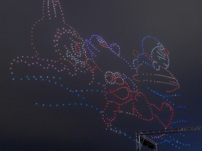 四個巨型充氣卡通雕塑結束展示　傍晚舉行無人機表演向市民道別