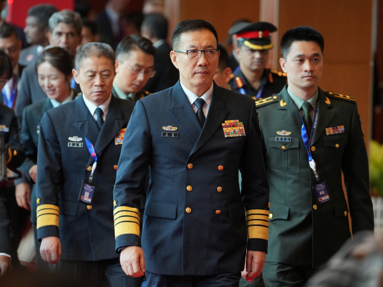 董軍表示，中方堅定支持東盟在區域架構中的中心地位。（路透社）