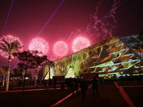 大埃及博物館在當地星期六正式開幕。（法新社）