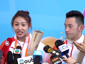 十五運會｜黃鎮廷：第一棒火炬開好頭　佘繕妡冀借火力量發光發亮