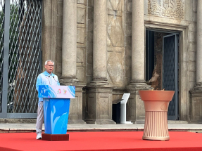 十五運會｜澳門火炬傳遞　岑浩輝稱象徵光明與希望凝聚力量