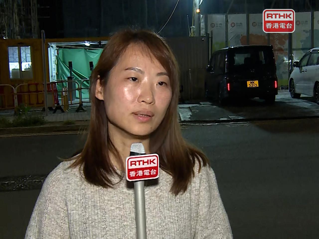 蕭倩文表示，不鼓勵假日進行工程，憂慮人手監督會否較平日欠缺，促請勞工處及警方徹查意外原因。（張連登攝)