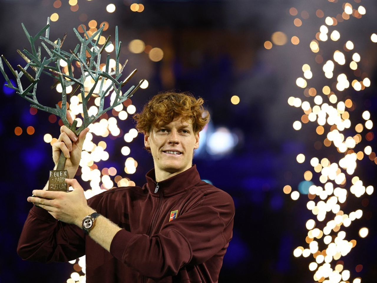 Sunday's victory was Sinner's first 1000-level title since Shanghai last October. Photo: Reuters