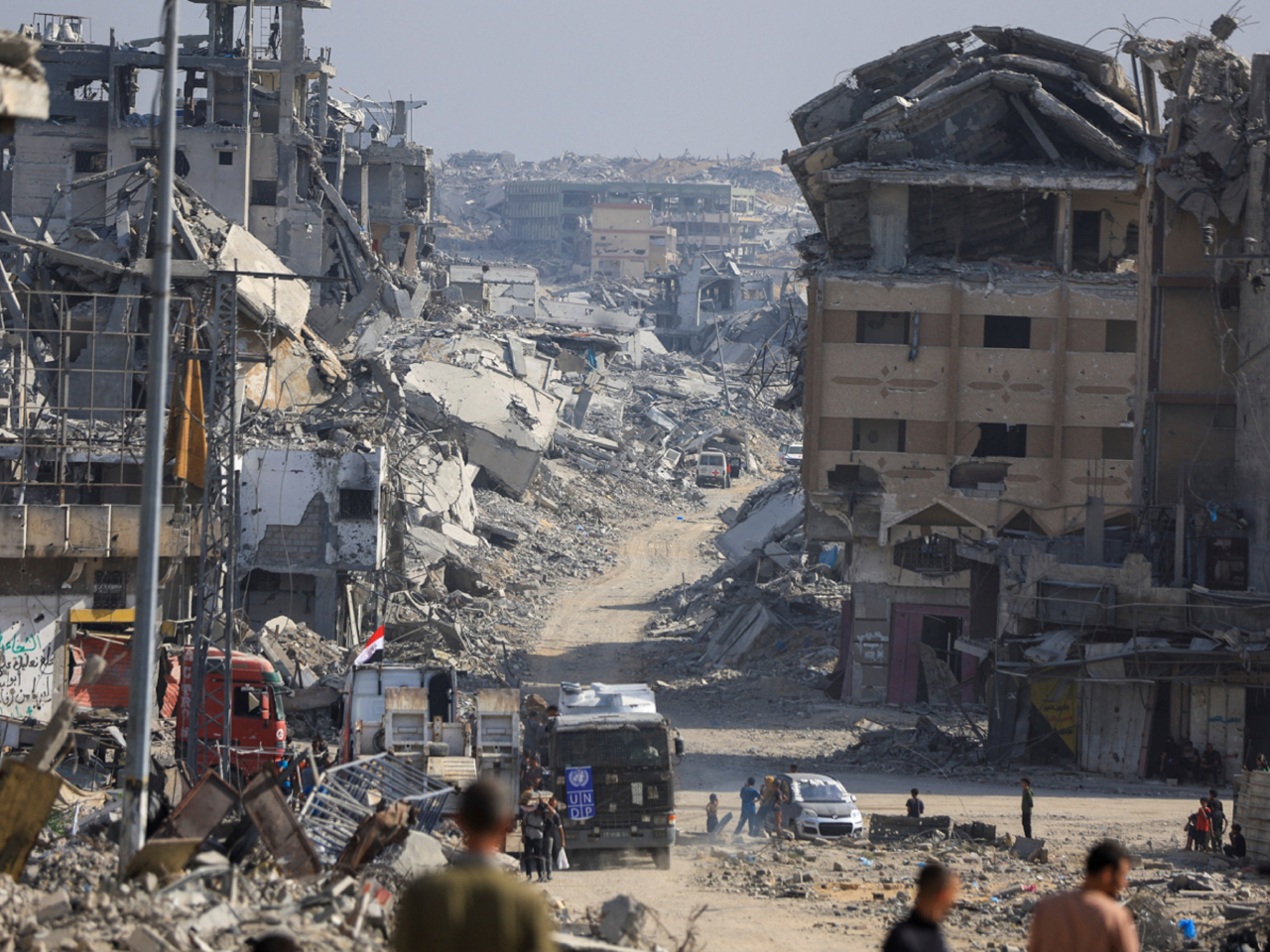 哈馬斯早前表示仍在尋找遇害被扣押人員的遺體。（路透社資料圖片）