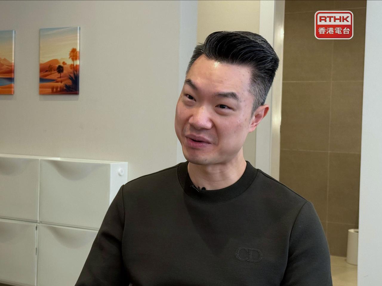 港人Will已取得沙特高級居留權，他認為當地房地產仍有增長空間。（李意琴攝）