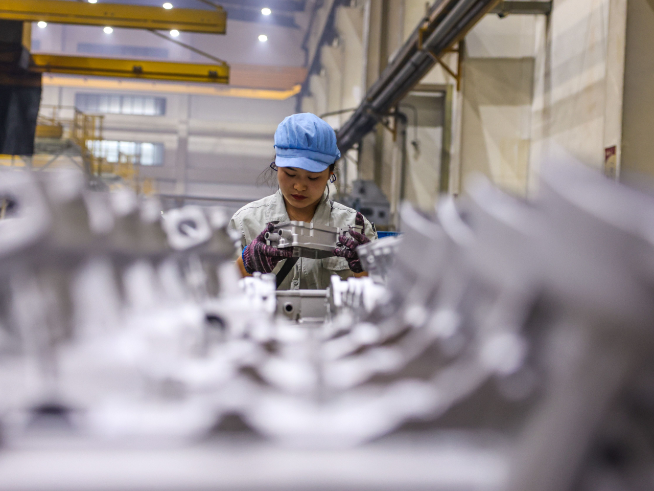 內地10月製造業PMI跌至50.6，受累於新訂單增速放緩。（新華社資料圖片）