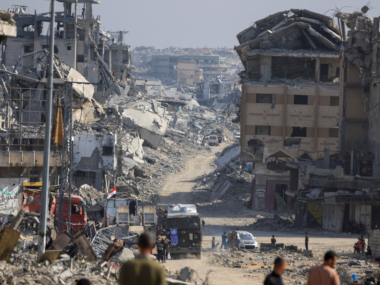 加沙衛生部門表示，以色列當地星期一，移交45具巴勒斯坦被扣押人員遺體。（路透社資料圖片）