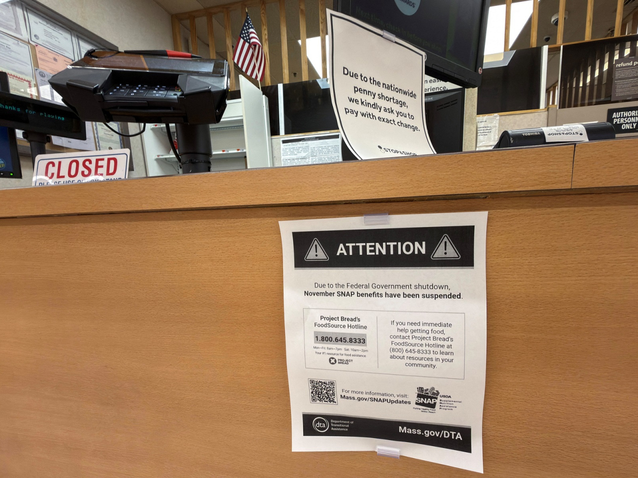 Approximately one in eight Americans rely on food stamps to buy groceries. Photo: Reuters