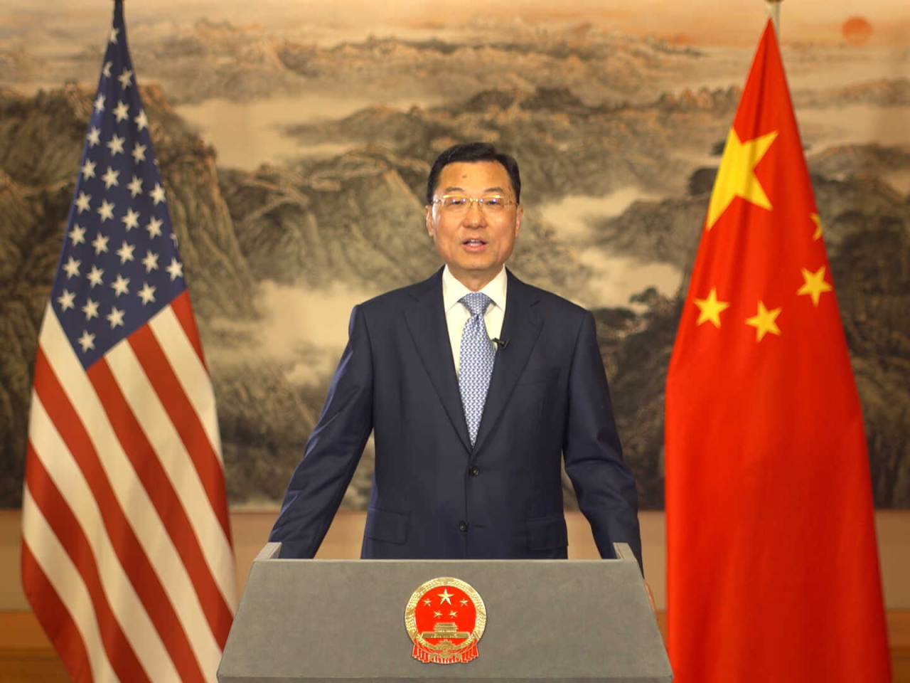 謝鋒說，當務之急是細化落實中美元首會晤共識和吉隆坡經貿磋商聯合安排。（中國駐美大使館網頁）