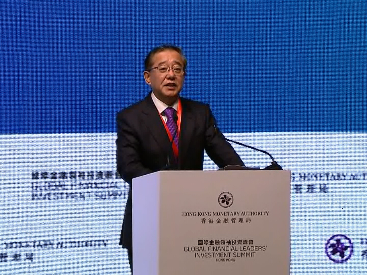 李明提到境內優質企業「跨過香江，走向全球」，香港國際金融中心競爭力影響力日益增強。