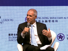 滙控艾橋智表示，全球貿易依然保持韌性，亞洲開始加強區內聯繫，可望創造更多財富。