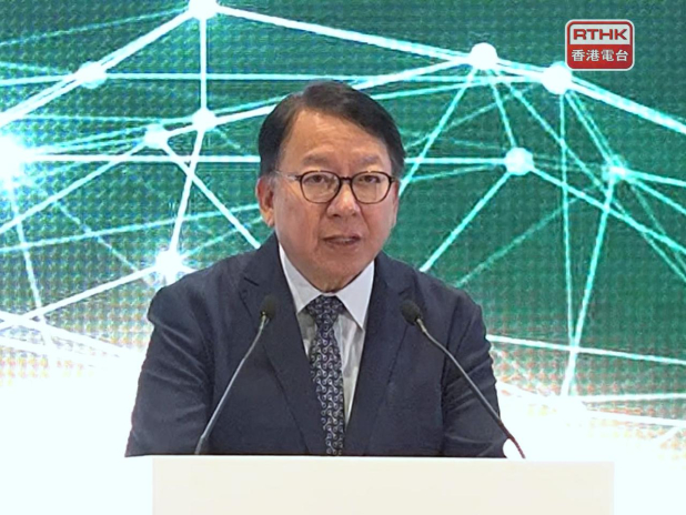 陳國基表示,政府秉持「以人才推動科技,以科技引領產業,以產業匯聚人才」的原則工作。(郭志強攝)