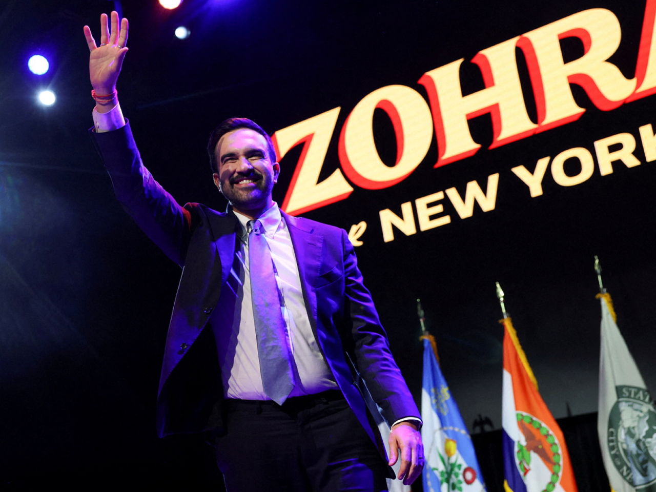 報道指曼達尼將成為紐約市超過100年來最年輕的市長。（路透社）