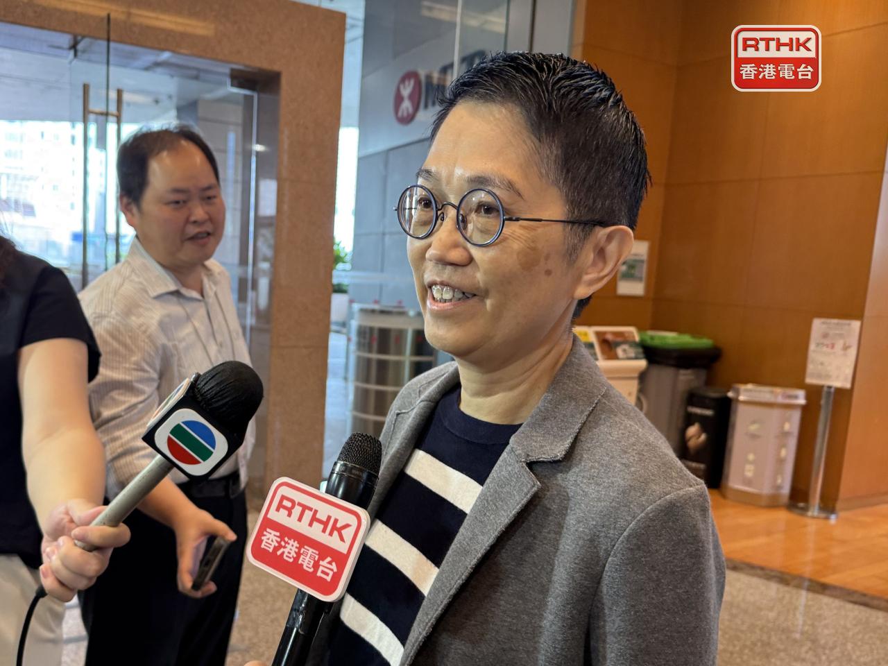 嘉華尹紫薇表示，樓市近期好轉，會因應供應等市場情況出價，預期市場未來平穩向好。（趙嘉駿報道）