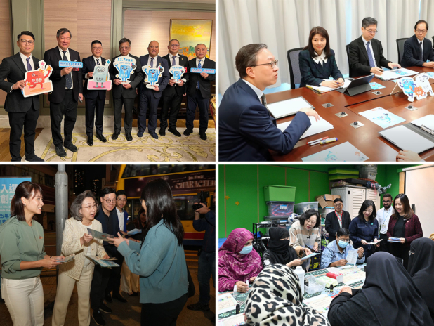 多名司局長繼續接觸各界及透過社交平台，呼籲市民踴躍投票。