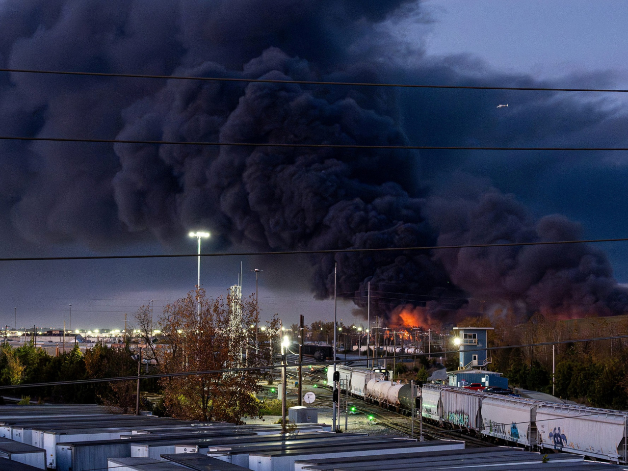 美國聯合包裹運送服務公司一架貨機，當地時間星期二在肯塔基州路易斯維爾市墜毀。（路透社資料圖片）