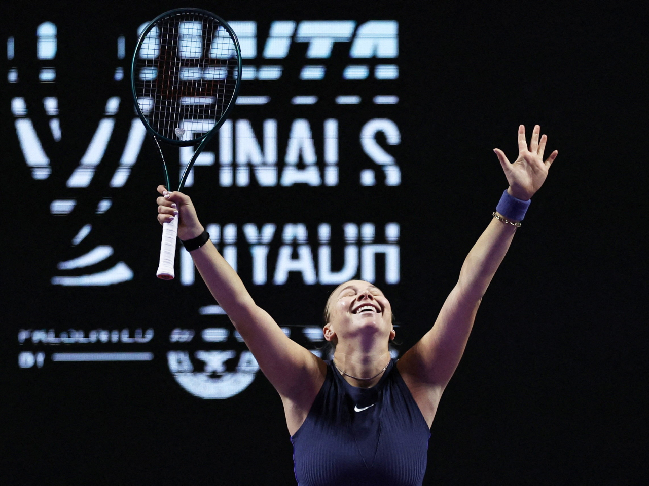 Anisimova's victory was her second over Iga Swiatek this year. Photo: Reuters